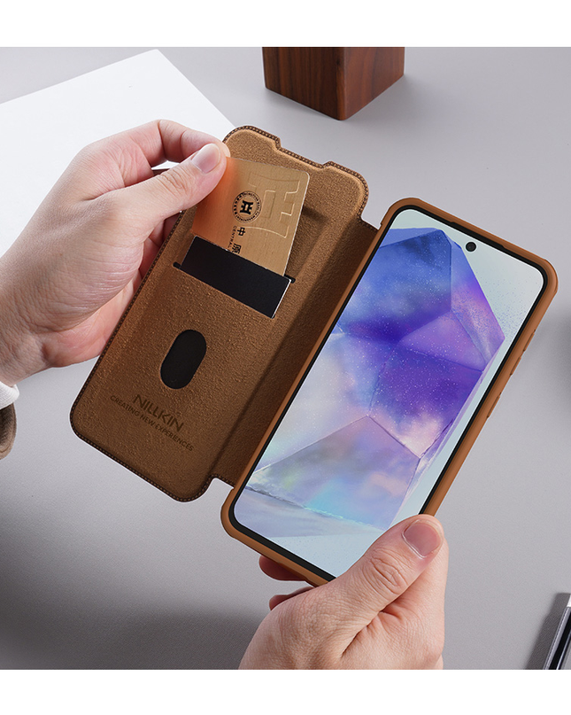Torbica Nillkin Qin Pro za Samsung A566B Galaxy A56 5G crna