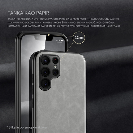 Maska OLGE za Honor Magic 6 Lite siva