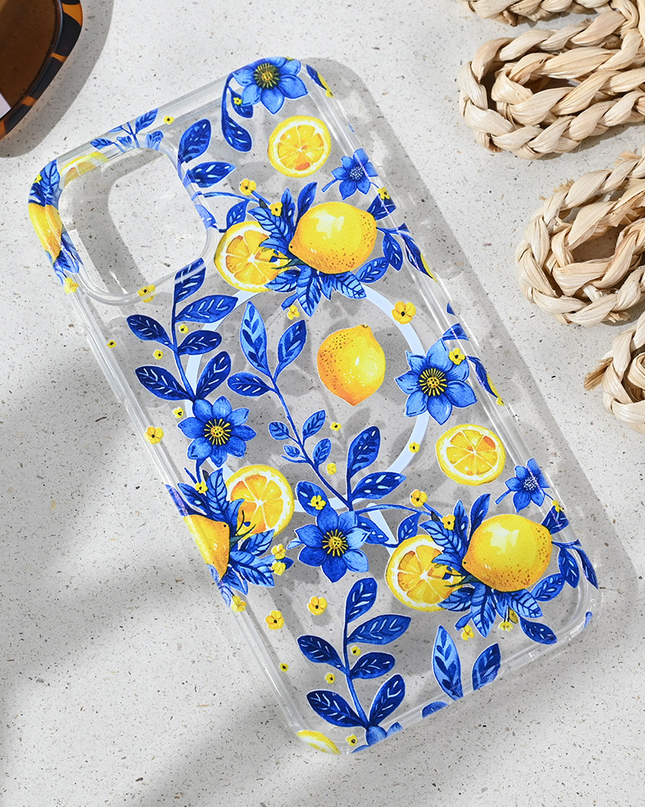 Torbica Print Magsafe za iPhone 12/12 Pro 6.1 Mediteran Lemon