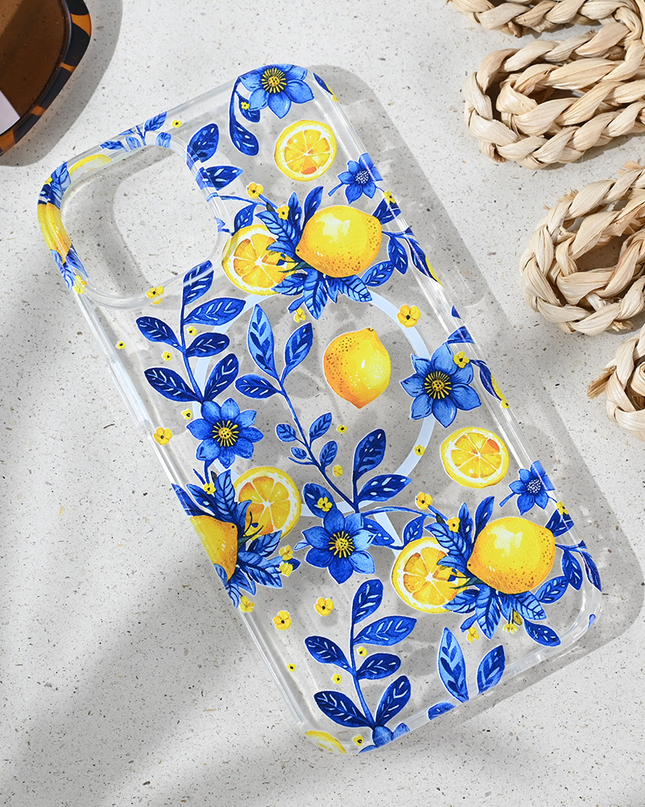Torbica Print Magsafe za iPhone 15 6.1 Mediteran Lemon
