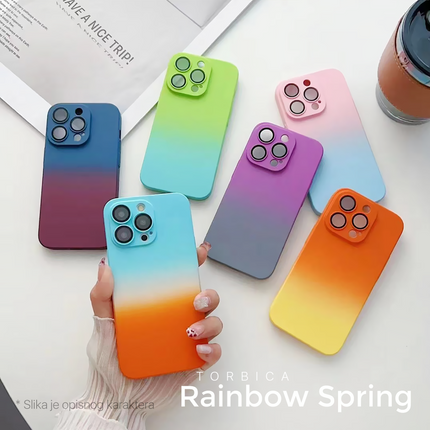Torbica Rainbow Spring za iPhone 14 6.1  plavo