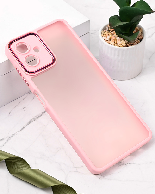 Torbica Shining Camera za Samsung A065F Galaxy A06 4G roze