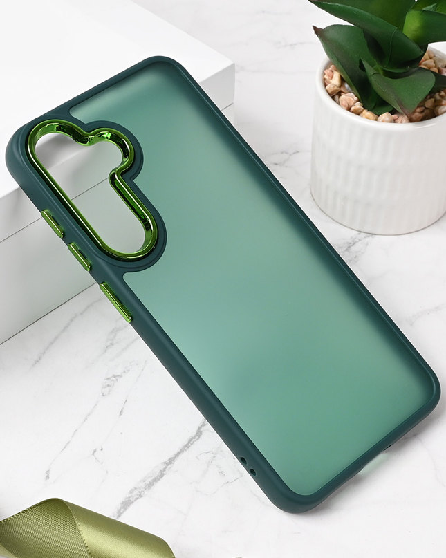 Torbica Shining Camera za Samsung S931B Galaxy S25 tamno zelena