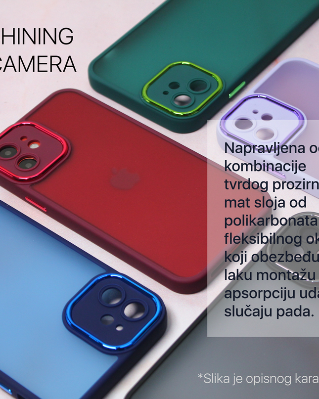 Torbica Shining Camera za Xiaomi Redmi Note 14 Pro 4G crna