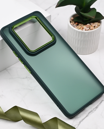 Torbica Shining Camera za Xiaomi Redmi Note 14 Pro 5G tamno zelena