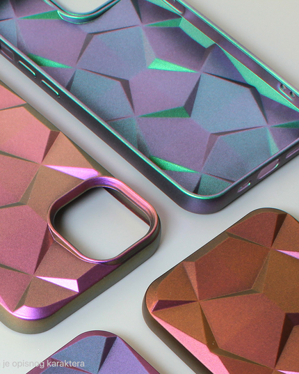 Torbica Shiny Diamond za iPhone 13 6.1 ljubicasta