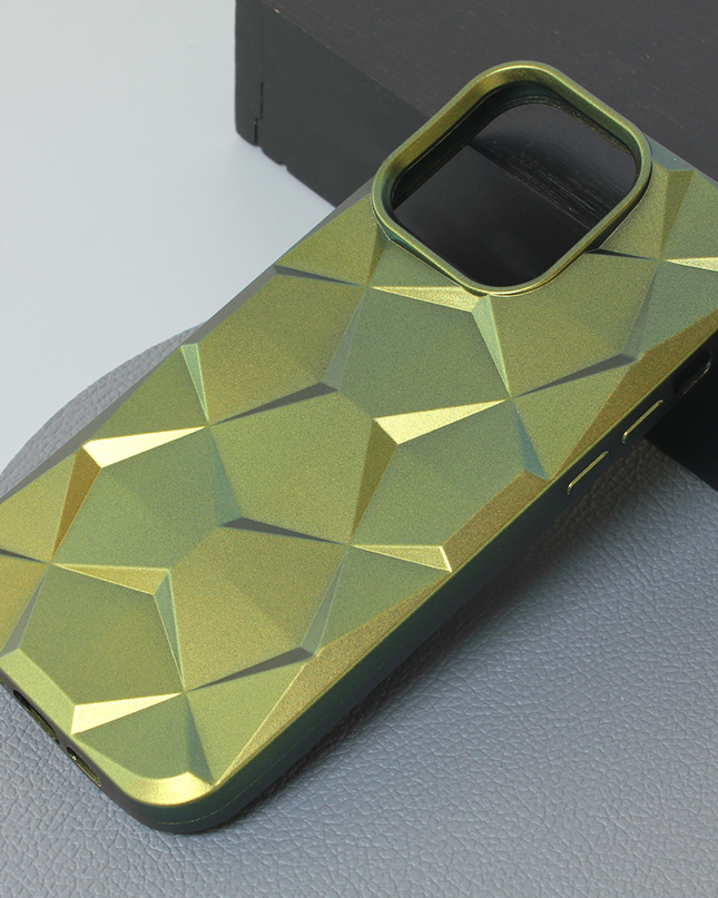 Torbica Shiny Diamond za iPhone 15 Pro Max 6.7 maslinasto