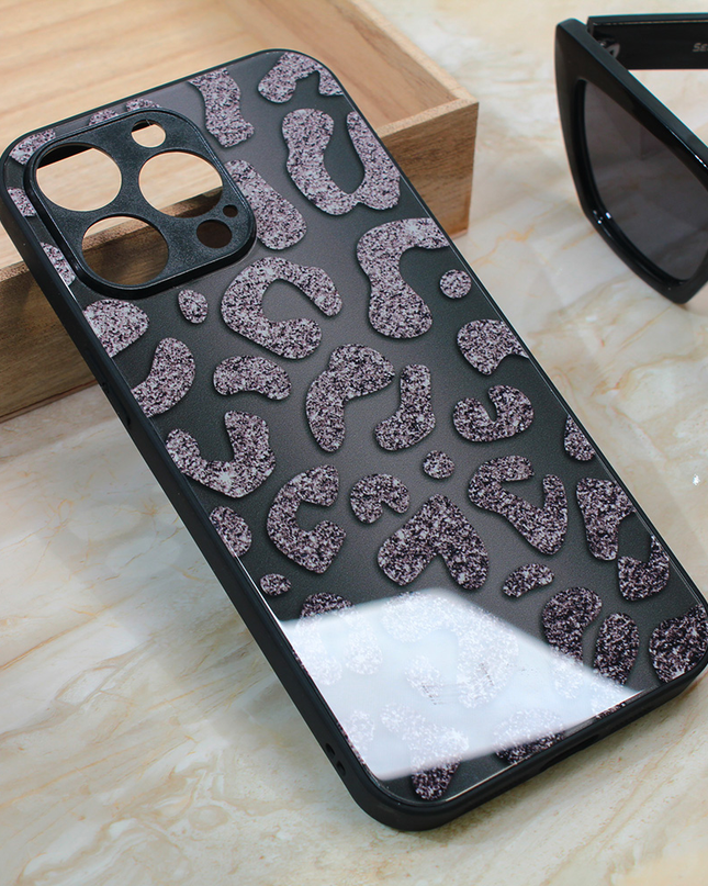 Torbica Shiny glass za iPhone 13 Pro Max 6.7 crna