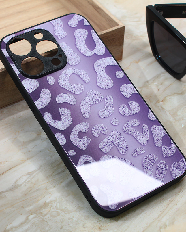 Torbica Shiny glass za iPhone 13 Pro Max 6.7 ljubicasta