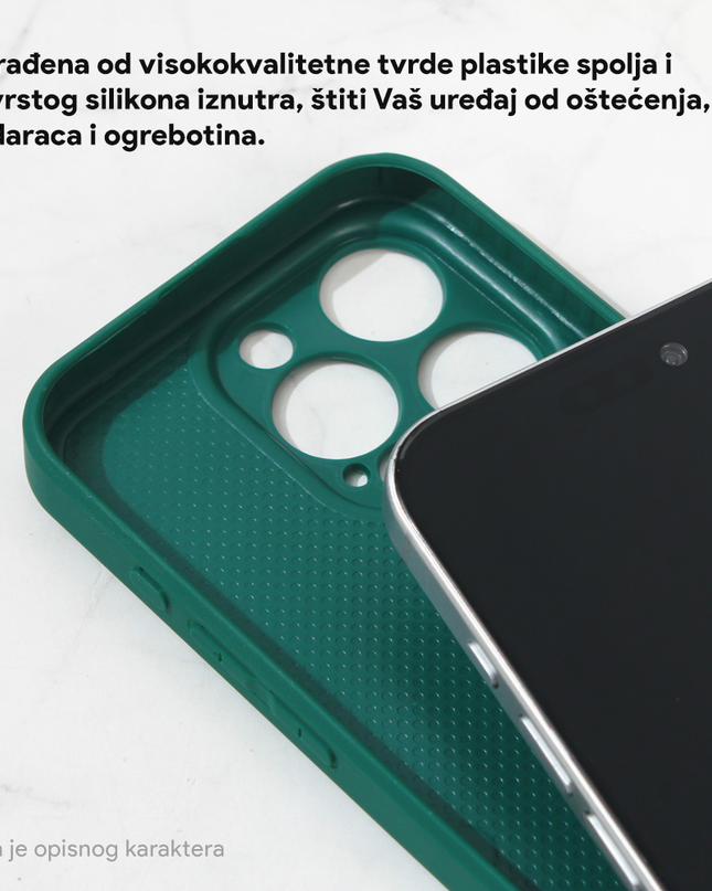 Torbica Shiny glass za iPhone 13 Pro Max 6.7 plava