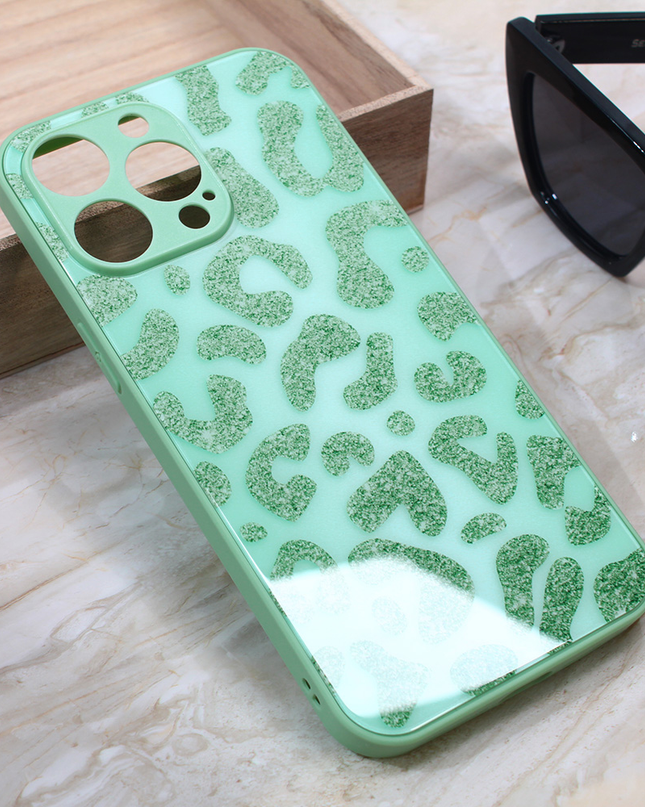Torbica Shiny glass za iPhone 13 Pro Max 6.7 svetlo zelena