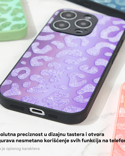 Torbica Shiny glass za iPhone 13 Pro Max 6.7 svetlo zelena