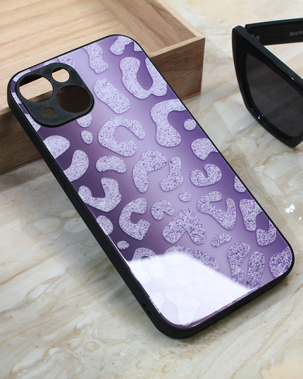 Torbica Shiny glass za iPhone 14 6.1 ljubicasta