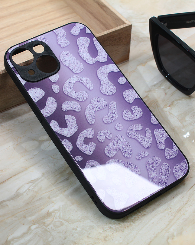 Torbica Shiny glass za iPhone 14 6.1 ljubicasta