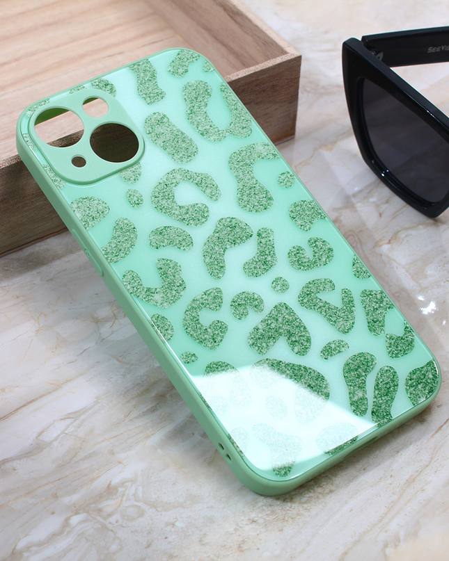 Torbica Shiny glass za iPhone 14 6.1 svetlo zelena
