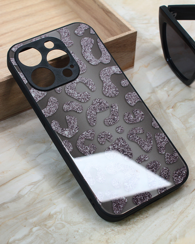 Torbica Shiny glass za iPhone 14 Pro 6.1 siva