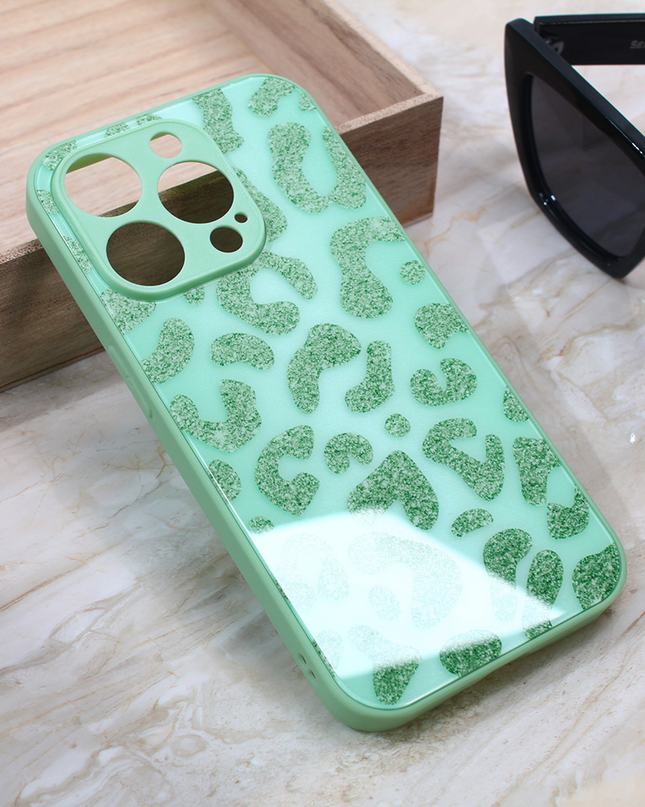Torbica Shiny glass za iPhone 14 Pro 6.1 svetlo zelena