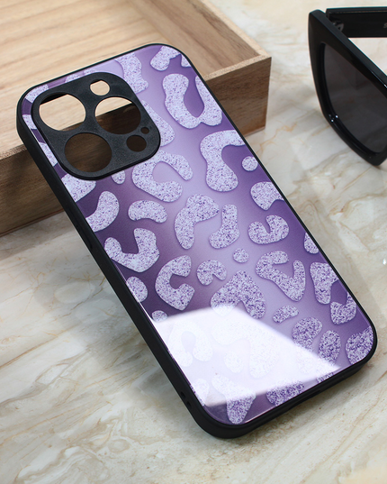 Torbica Shiny glass za iPhone 15 Pro 6.1 ljubicasta