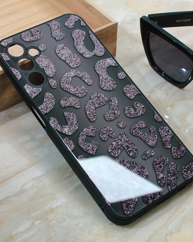 Torbica Shiny glass za Samsung A245F Galaxy A24 4G crna