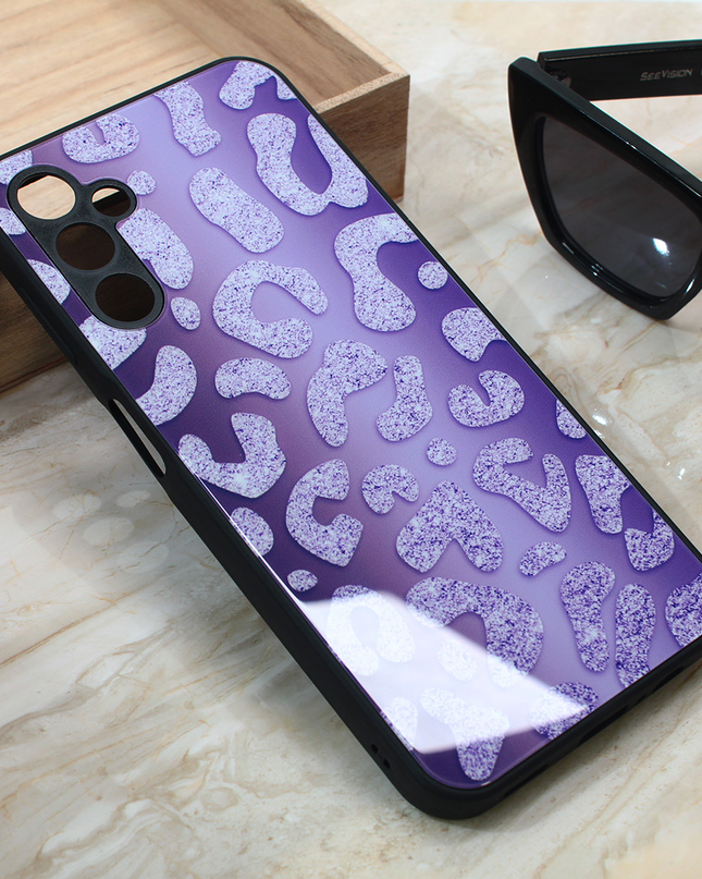 Torbica Shiny glass za Samsung A245F Galaxy A24 4G ljubicasta