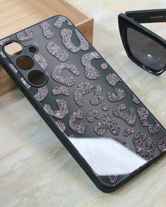 Torbica Shiny glass za Samsung S926B Galaxy S24 Plus crna