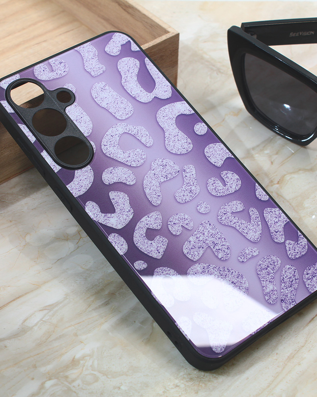 Torbica Shiny glass za Samsung S926B Galaxy S24 Plus ljubicasta