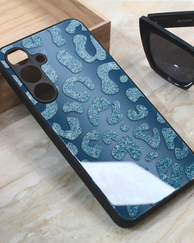 Torbica Shiny glass za Samsung S926B Galaxy S24 Plus plava