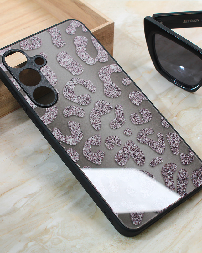 Torbica Shiny glass za Samsung S926B Galaxy S24 Plus siva