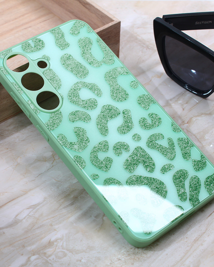 Torbica Shiny glass za Samsung S926B Galaxy S24 Plus svetlo zelena
