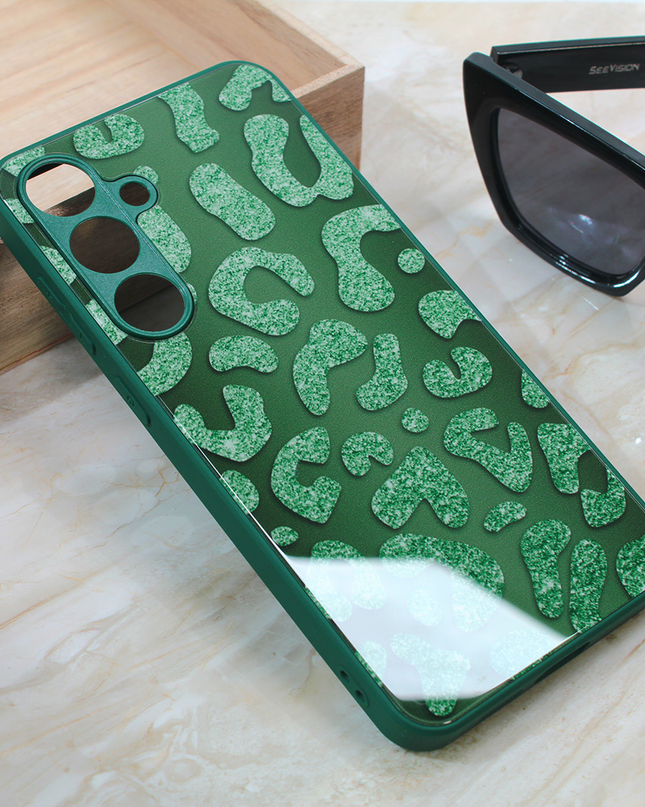 Torbica Shiny glass za Samsung S926B Galaxy S24 Plus zelena