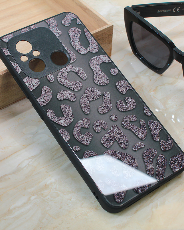 Torbica Shiny glass za Xiaomi Redmi 12C crna