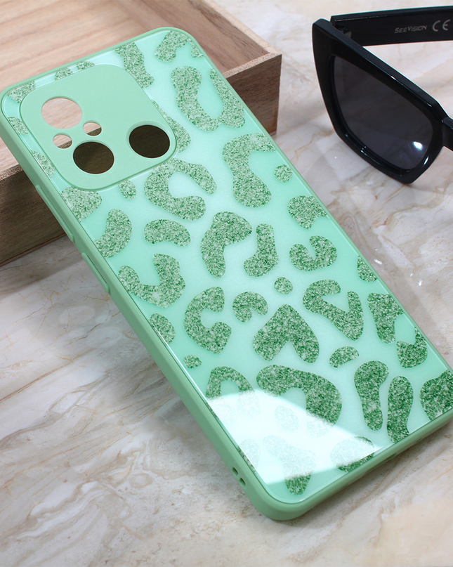 Torbica Shiny glass za Xiaomi Redmi 12C svetlo zelena