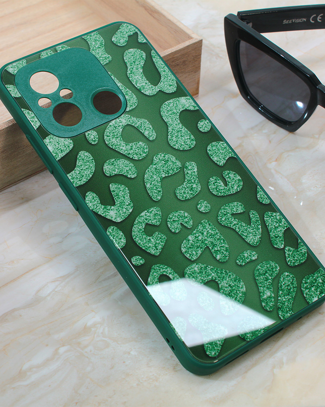 Torbica Shiny glass za Xiaomi Redmi 12C zelena