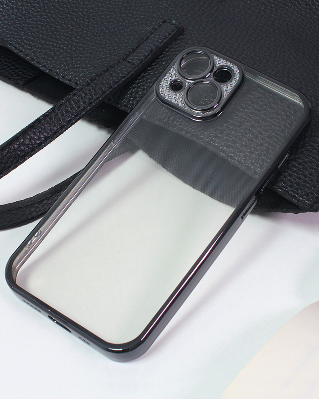 Torbica Silikon Camera Diamond iPhone 14 Plus 6.7