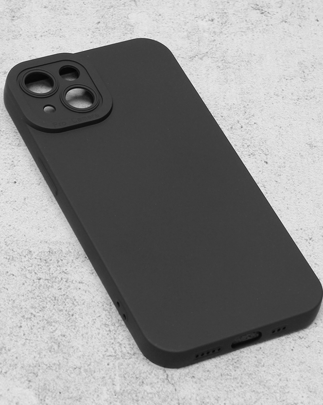 Torbica Silikon Pro Camera za iPhone 13 6.1 crna