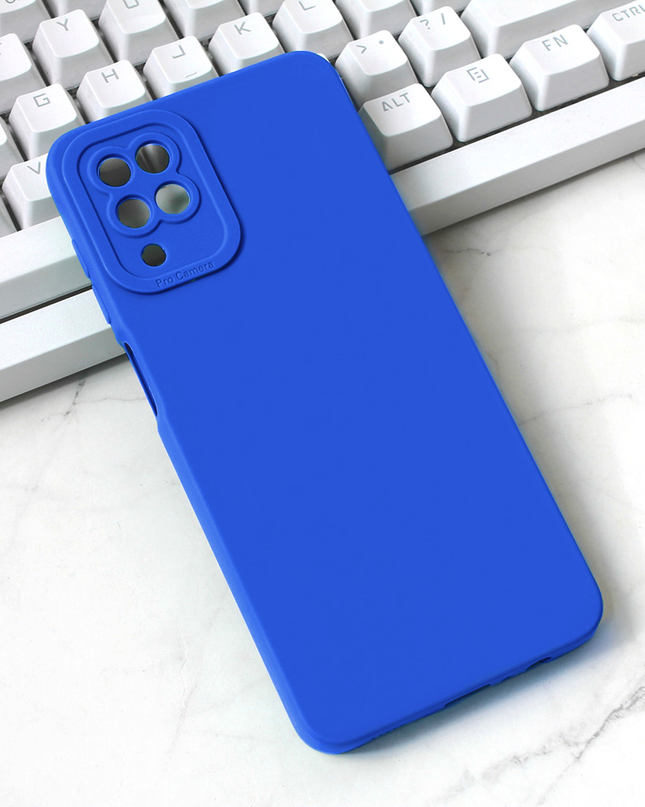 Torbica Silikon Pro Camera za Samsung A125F Galaxy A12 plava