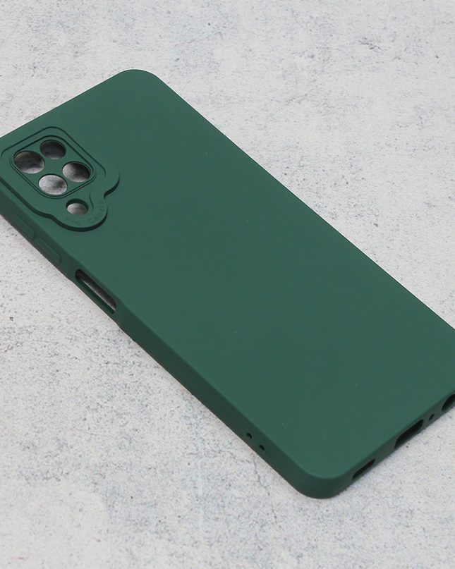 Torbica Silikon Pro Camera za Samsung A125F Galaxy A12 tamno zelena