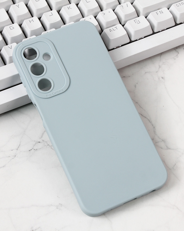 Torbica Silikon Pro Camera za Samsung A256B Galaxy A25 svetlo plava
