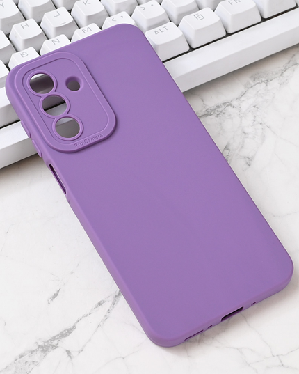 Torbica Silikon Pro Camera za Samsung A266B Galaxy A26 5G ljubicasta