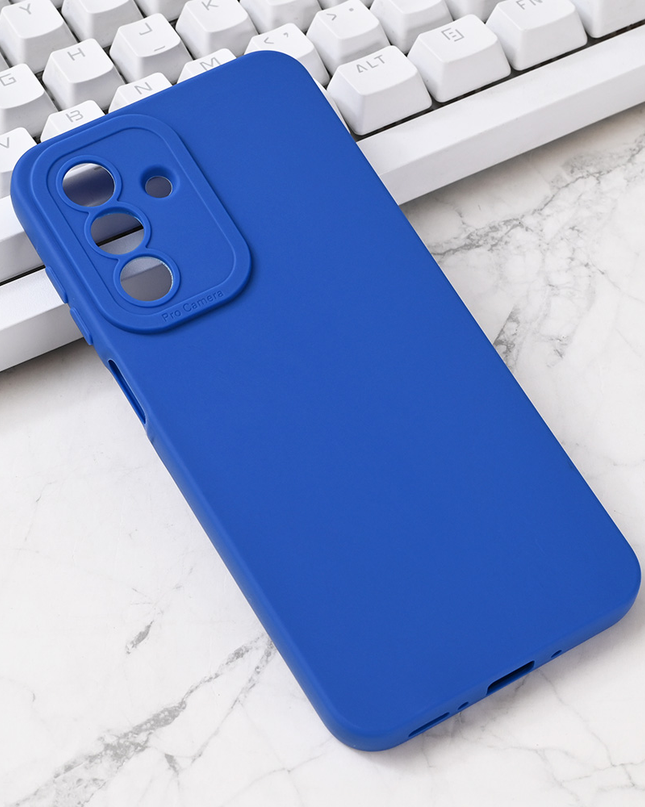 Torbica Silikon Pro Camera za Samsung A266B Galaxy A26 5G plava