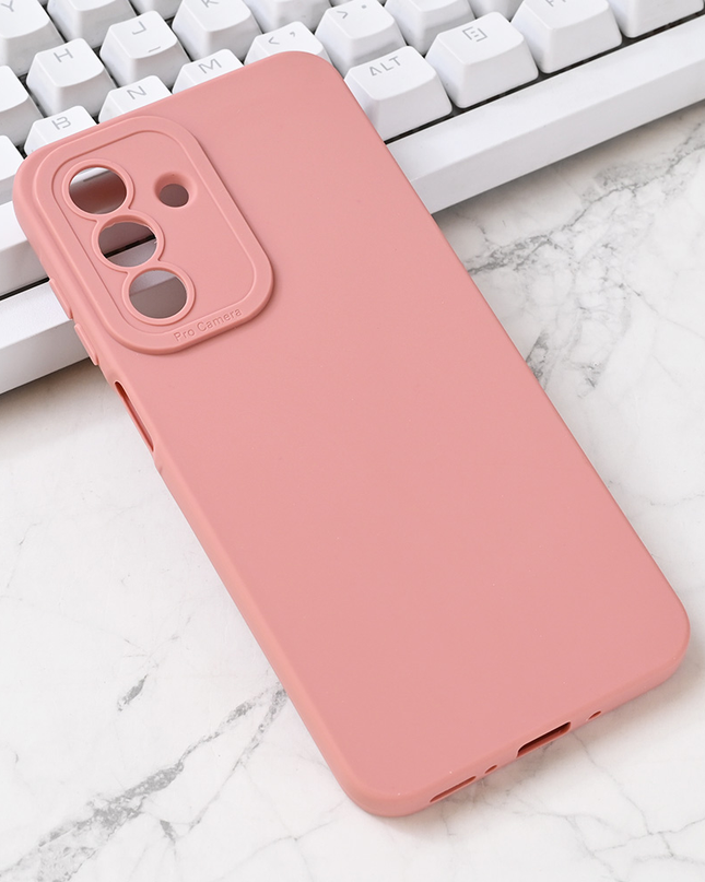 Torbica Silikon Pro Camera za Samsung A266B Galaxy A26 5G roze