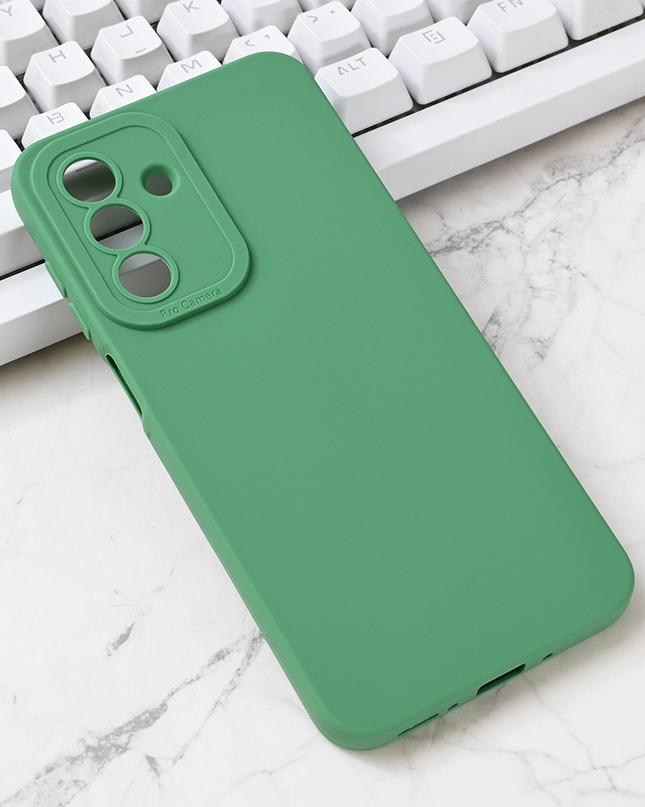 Torbica Silikon Pro Camera za Samsung A266B Galaxy A26 5G zelena