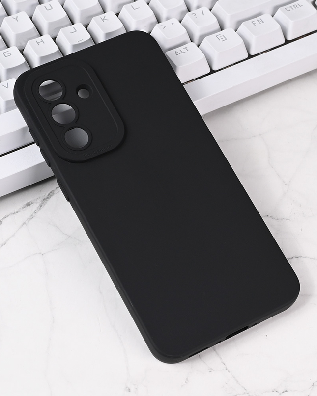 Torbica Silikon Pro Camera za Samsung A366B Galaxy A36 5G crna