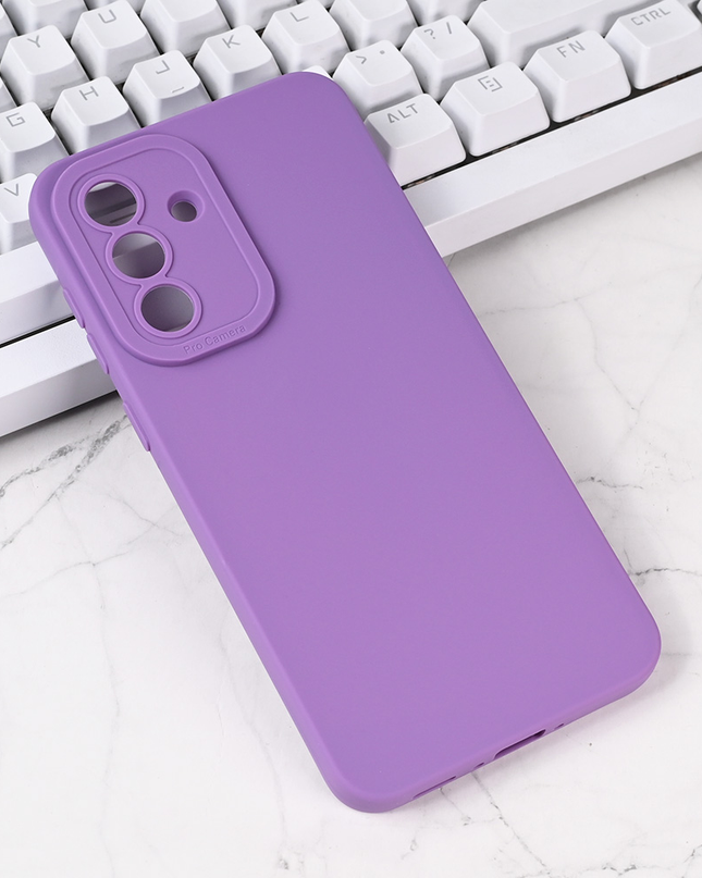 Torbica Silikon Pro Camera za Samsung A366B Galaxy A36 5G ljubicasta