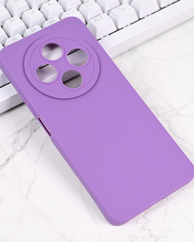 Torbica Silikon Pro Camera za Xiaomi Redmi 14C/Redmi A4 ljubicasta