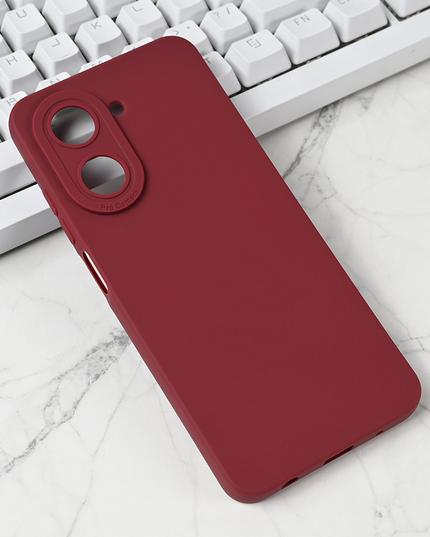 Torbica Silikon Pro Camera za Xiaomi Redmi A5 4G Global small bordo