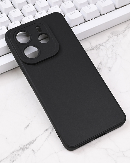 Torbica Silikon Pro Camera za Xiaomi Redmi Note 14 5G crna