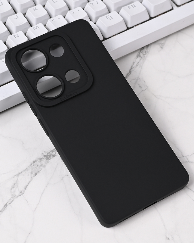 Torbica Silikon Pro Camera za Xiaomi Redmi Note 14s crna