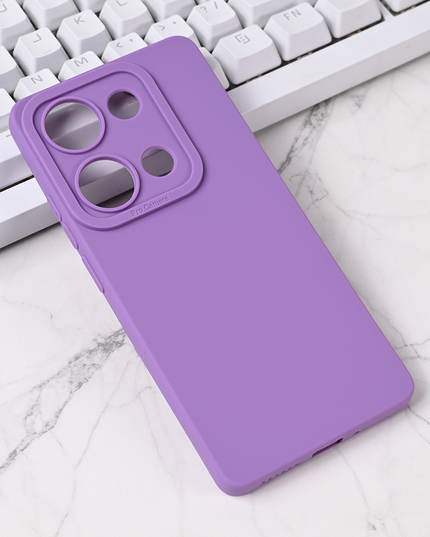 Torbica Silikon Pro Camera za Xiaomi Redmi Note 14s ljubicasta