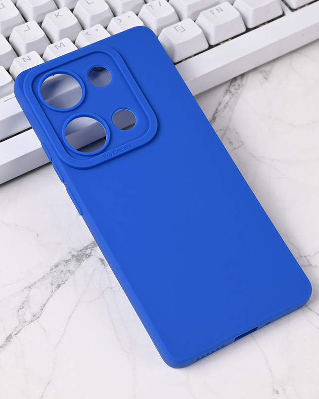 Torbica Silikon Pro Camera za Xiaomi Redmi Note 14s plava